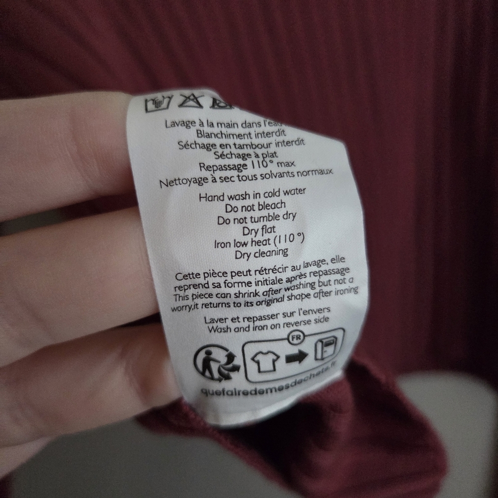 Sezane Maxence Jumper in Rosewood size M NWT - Picture 6 of 7